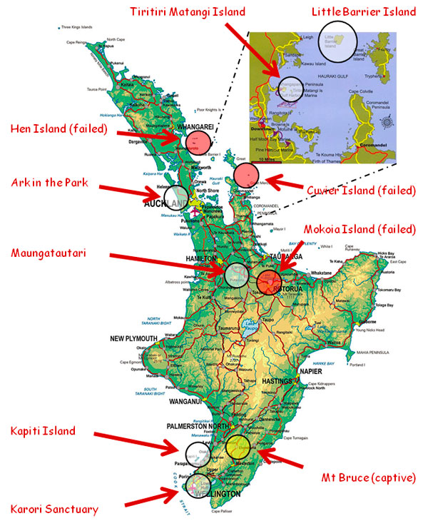 Hihi Decline & Distribution Map Hihi Decline & Distribution Map